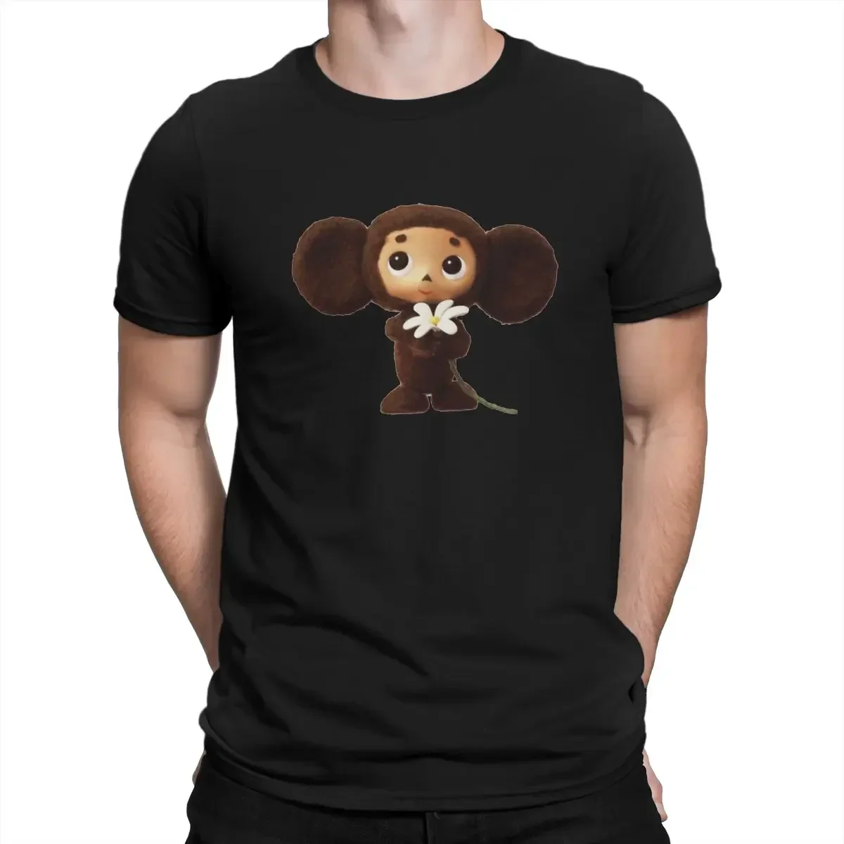 Cheburashka Русский мультфильм полиэстер милый ретро советский Классическая мужская