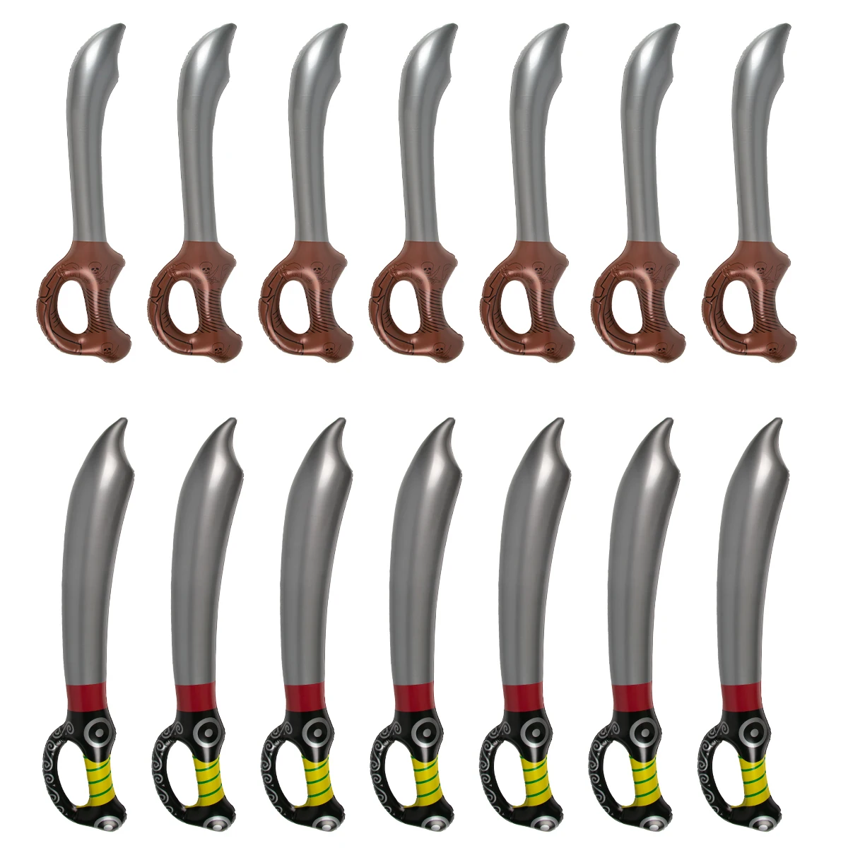 3/6 шт. надувной пиратский нож