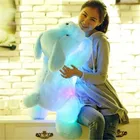 1 шт. 50 см светящаяся собака плюшевая кукла красочные светодиодные светящиеся собаки детские игрушки для девочек kidz подарок на день рождения WJ445