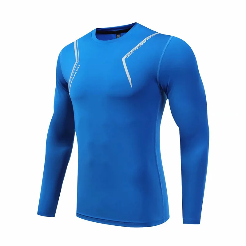 

2022 New2022 new Men Sportswear Thermal Underwear Compression Sports Joggers Training Gym Fitness Tracksuits Running T-shirt