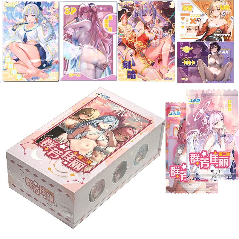 New Goddess Story Collection Cards A Group Of Beautiful Women 2 Booster Box Swimsuit Bikini Feast Doujin Toys And Hobbies Gift