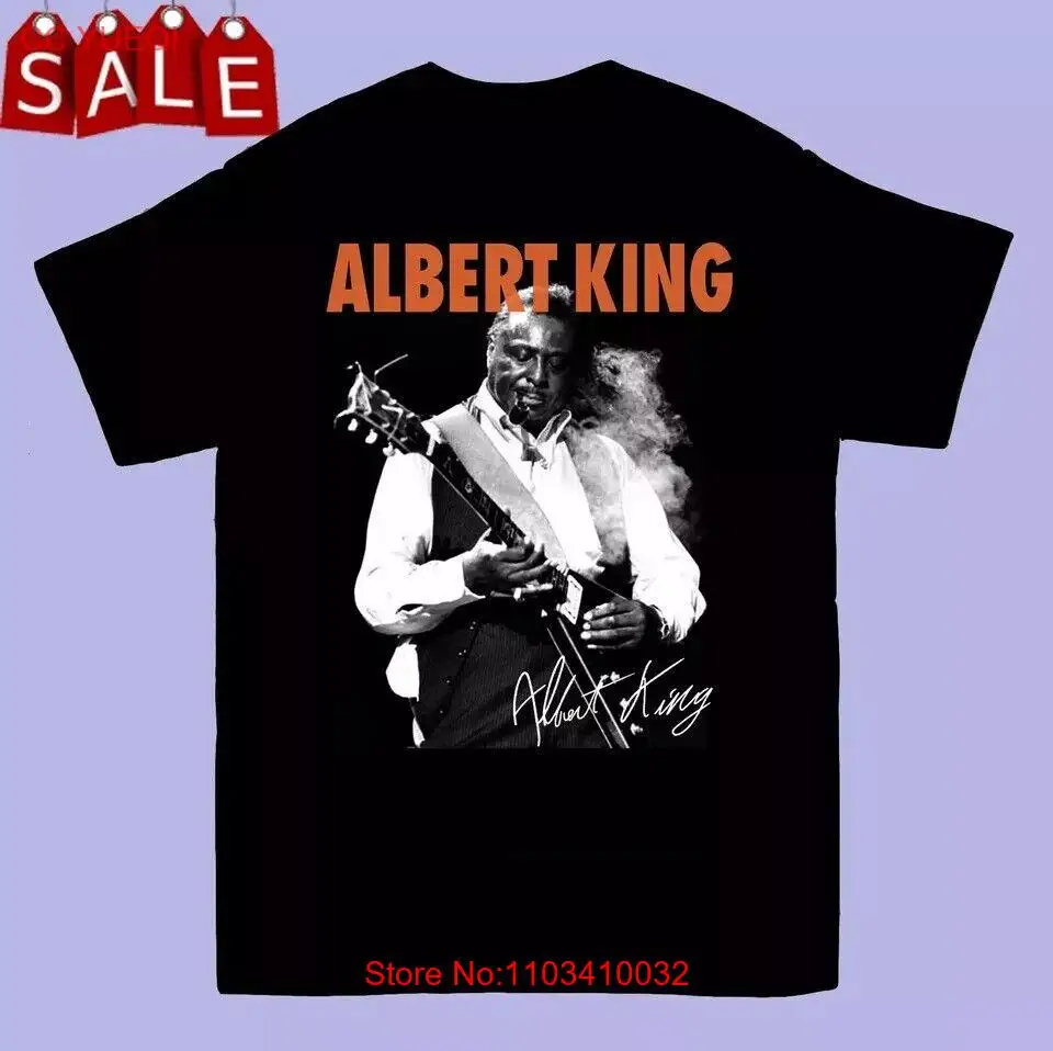 Черная мужская футболка с подписью Аберт Кинг от S до 2XL хит продаж