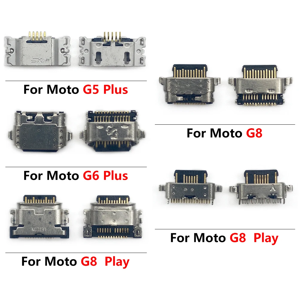 100Pcs Type-C USB Charger Jack Connector Socket Data Charging Port Plug For Motorola Moto G3 G4 G5 G6 Plus Play G7 G8 Power Lite enlarge
