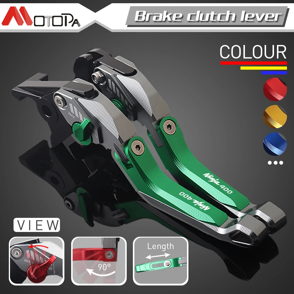 

Ninja400 Motorcycle Accessories For Kawasaki Ninja 400 Ninja400 2018 2019 2020 CNC Aluminum Brake Lever Clutch Handle Levers