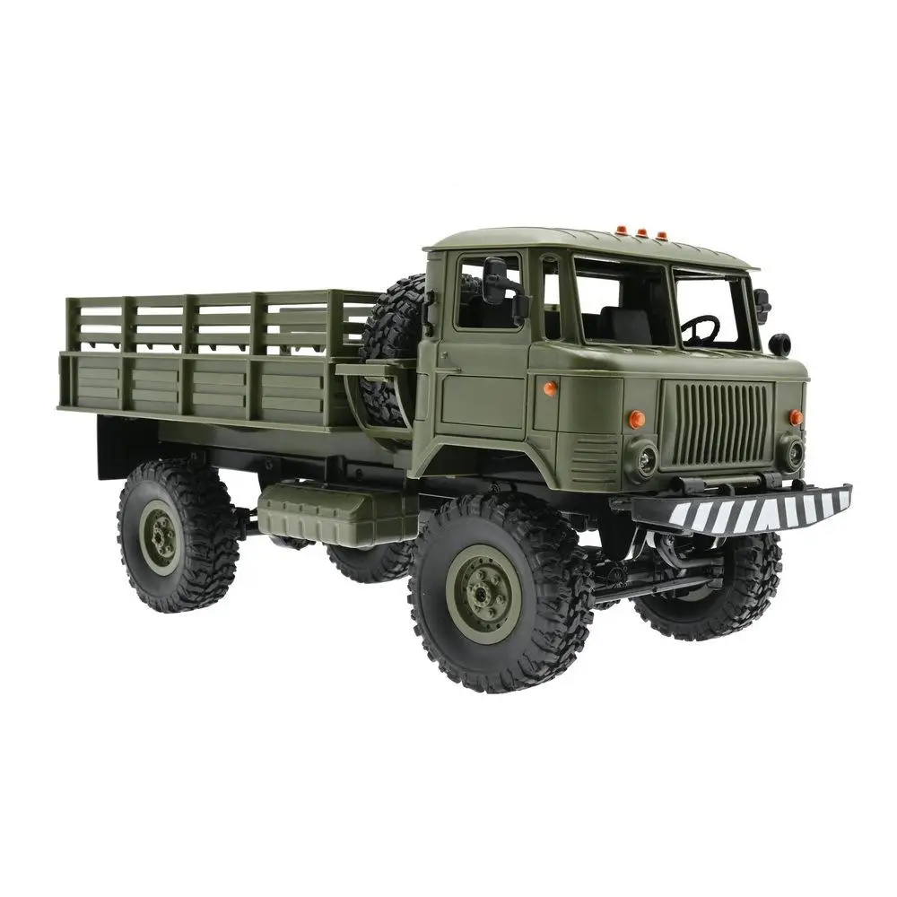 1/16 Full Scale 2.g Remote Control Car Wpl B-24 Military Truck Gaz-66v Remote Control Vehicle Toys For Boys Gifts enlarge