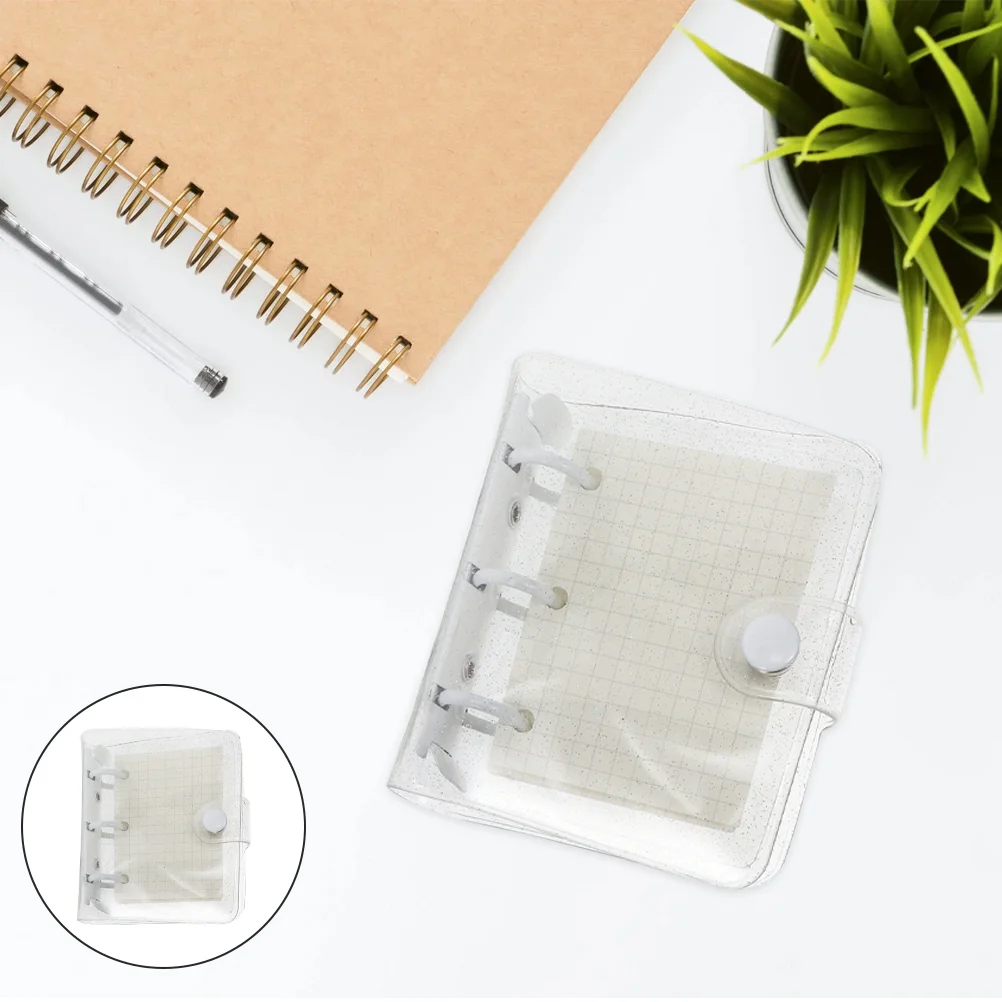 

2 Sets of Portable Binder Journals Household Mini Notebooks Multi-function Mini Notepads