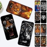 fhnblj ferocious tiger animal phone case for samsung j 2 3 4 5 6 7 8 prime plus 2018 2017 2016 core