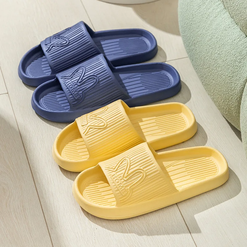 

Home Slippers Thick Platform Bathroom Cloud Slippers Non-slip Flip Flops Woman Sandals Women Fashion Soft Sole EVA Indoor Slides