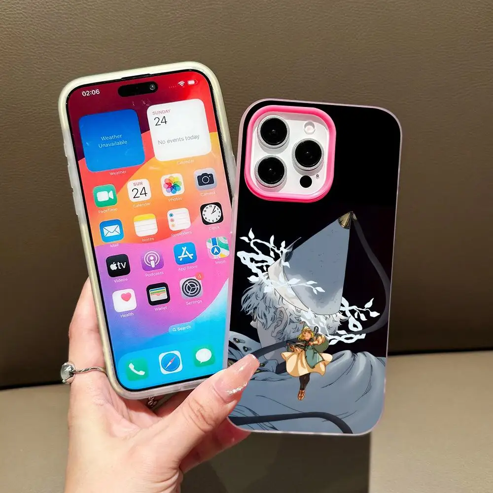 Фото Чехол для телефона Witch Hat Atelier Qifrey для iPhone 17 16 15 14 13 12 11 Air Pro Max Plus, двухслойный, желейный, розово-красный №4