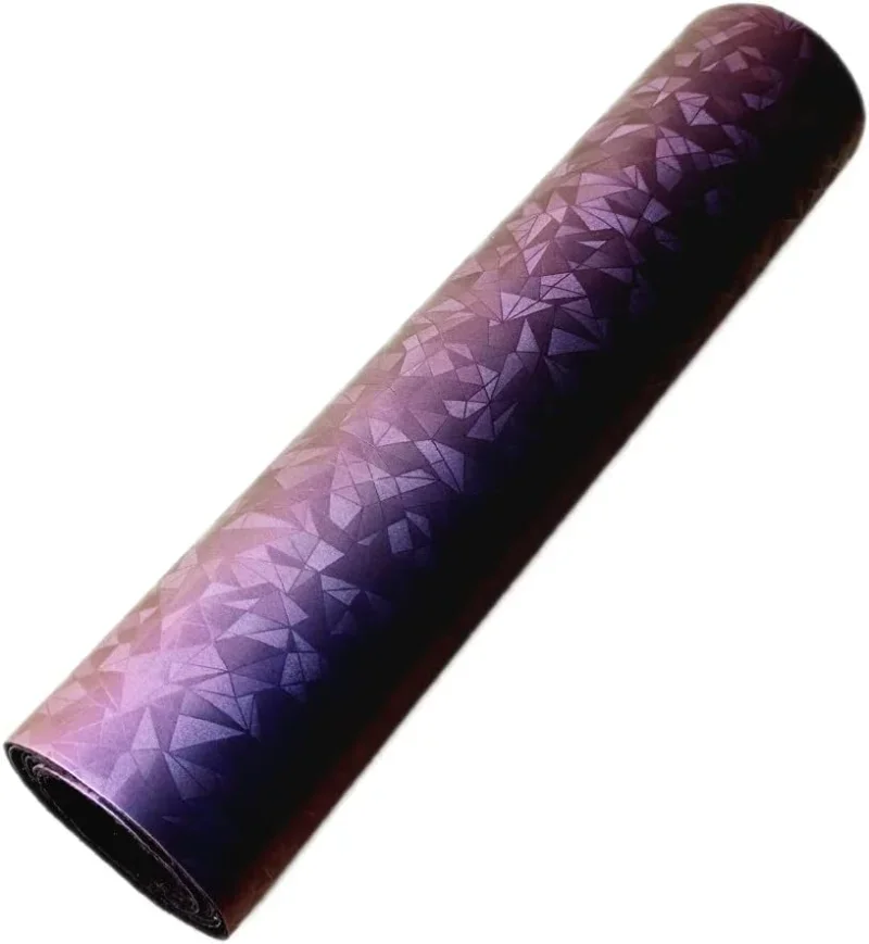 

1 ярд, голографические геометрические листы из искусственной кожи с радужным узором, полиуретановая ткань для рукоделия, изготовления кожаных сережек, бантов, шитья сумок