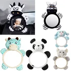 Зеркало заднего вида черного и белого цвета, детское автомобильное зеркало, безопасное сиденье, подголовник, зеркало заднего вида, детское лицо, заднее укрытие, автомобиль, монитор для детей