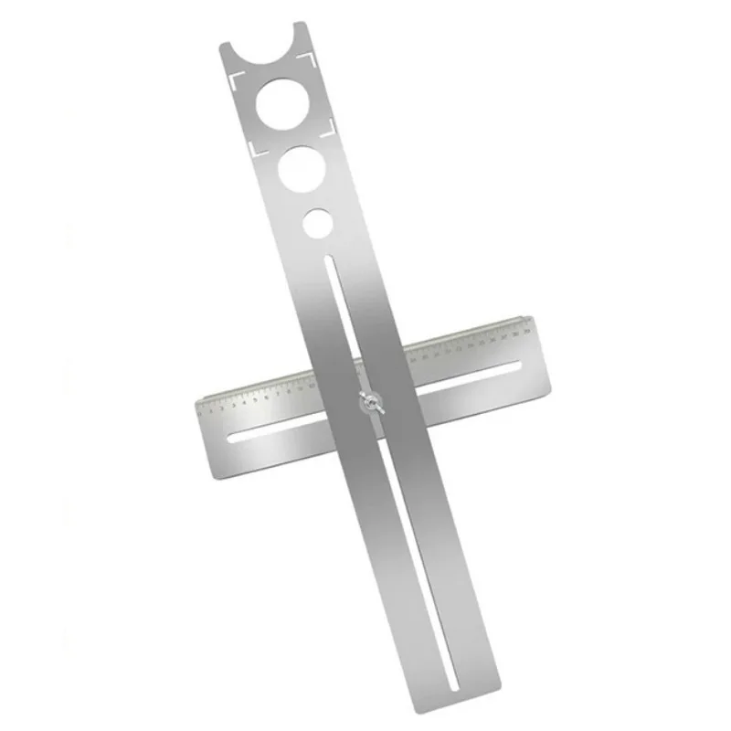 

New Adjustable Tile Locator To Wall Marking Position Ruler Ceramic Hole Cutter Tile Drill Marble Opener Construction Tool