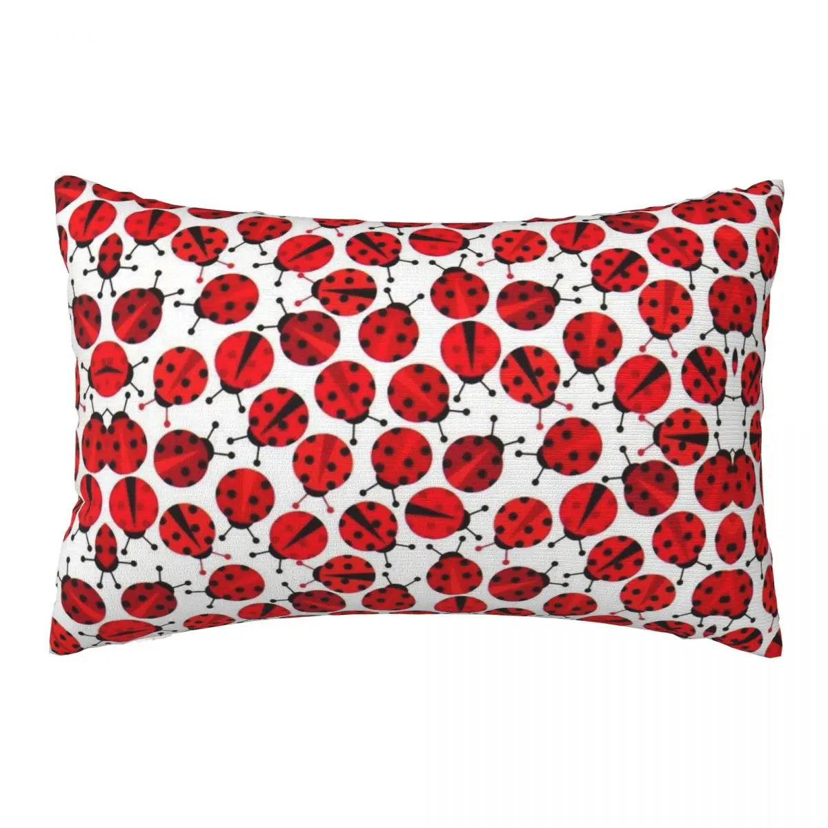 

Red Ladybugs Decorative Pillow Covers Throw Pillow Cover Home Pillows Shells Cushion Cover Zippered Pillowcase