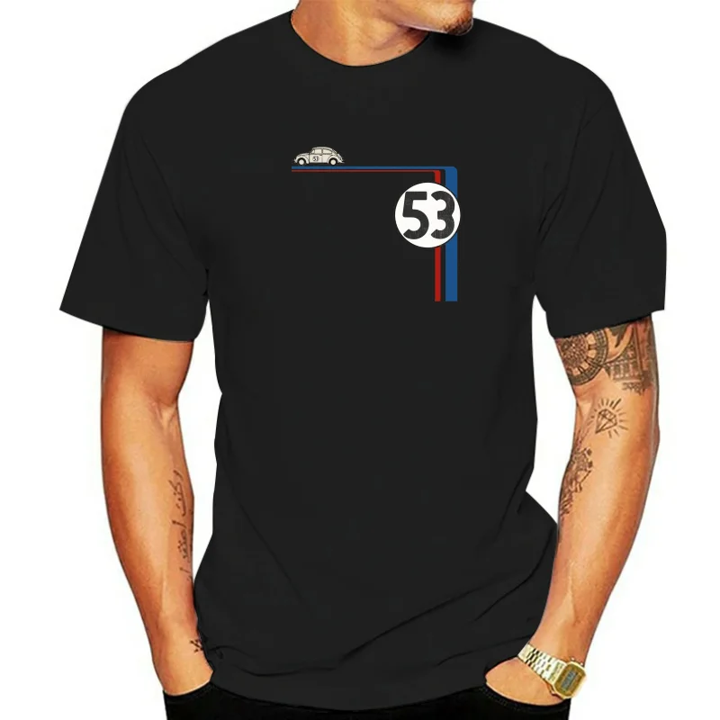 HERBIE 53 T-SHIRT - Car Movie Goes Number Nummer