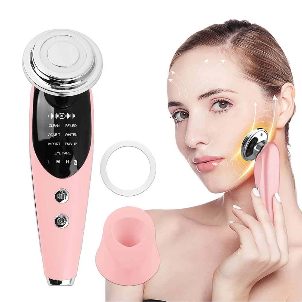 

Microcurrent Electric Facial Massager Face Lifting Device Skin Cleansing LED Light Therapy Skin Rejuvenation Tightening Wrinkle