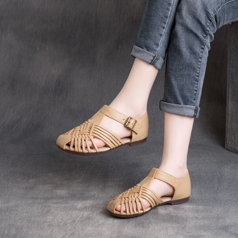 Leather summer shoes Clearance