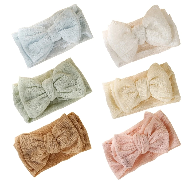 

N80C Elegant Lace Mesh Baby Headband Cute Hairband Photography Props for Kindergarten