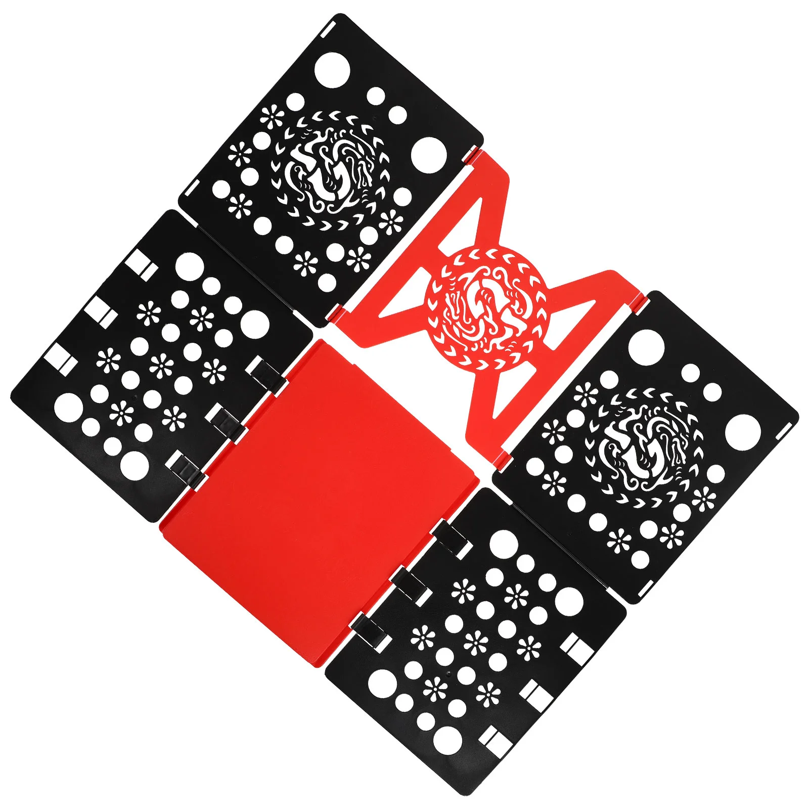 

Earth Tones Clothes Folding Board Child Plastic Serving Trays Fast Organizer T-shirt Stacking Bender