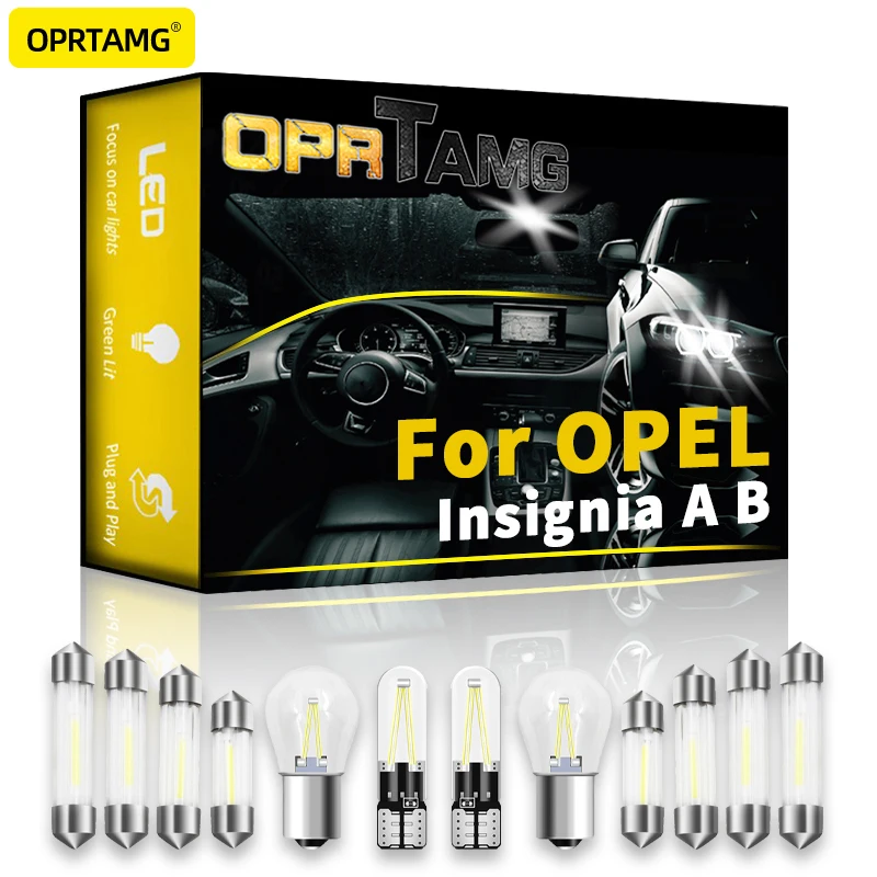 

Внутренние светодиодные фары OPRTAMG Canbus светодиодный Opel Insignia A B G09 ST Sport Tourer 2009 2010 2011 2012 2014 2015 2016 2018, аксессуары