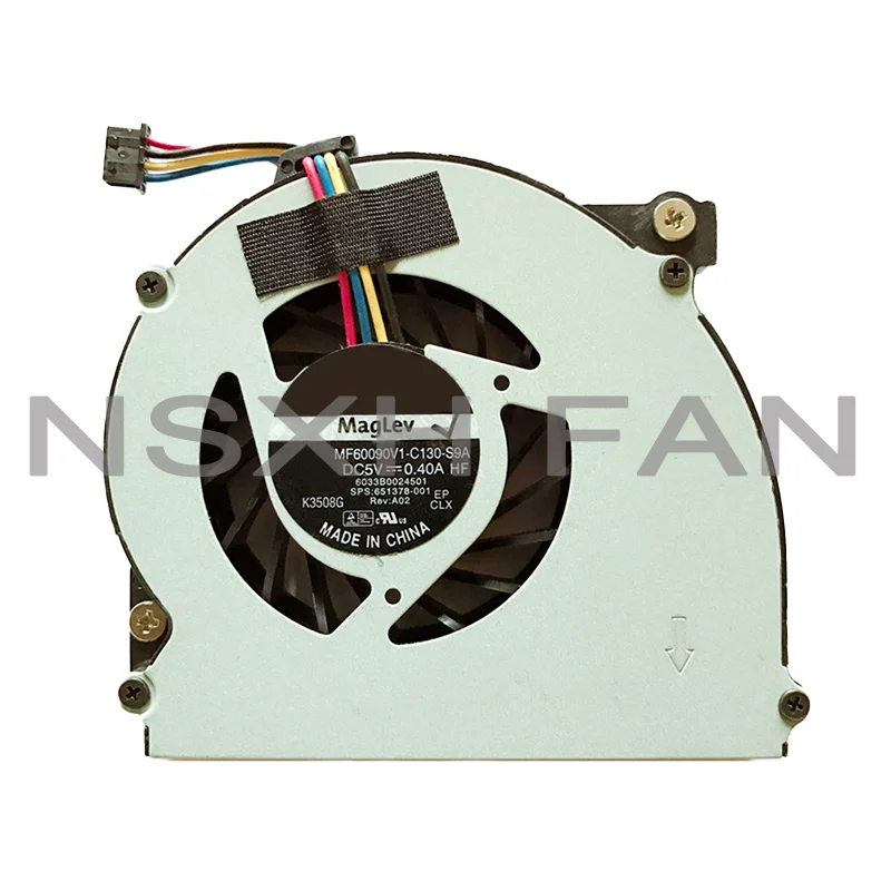 Новый вентилятор охлаждения ЦП для ноутбука EliteBook 2560 2570 2560p 2570p MF60090V1-C130-S9A 651378-001 DFS451205MB0T FA5T 6033B0024501