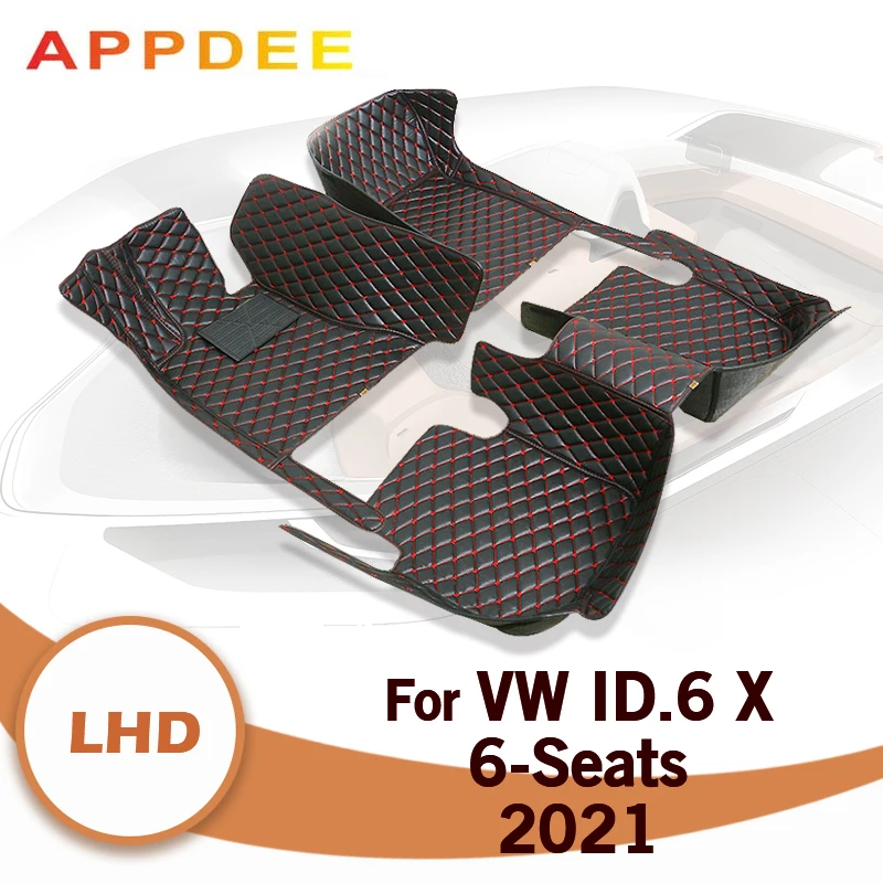 

Автомобильные коврики для Фольксваген ID.6 X 6 сидений 2021, индивидуальные автомобильные подкладки для ног, Обложка, аксессуары для интерьера