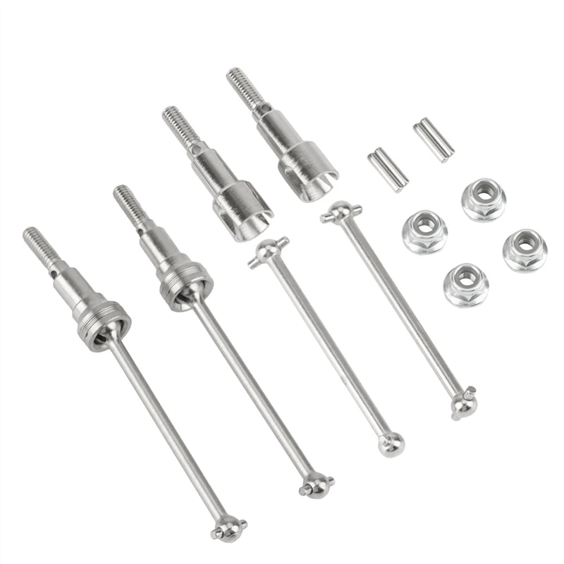

1 Set Metal Front And Rear Drive Shaft CVD For MJX H16 16207 16208 16209 16210 1/16 RC Car Parts Accessories