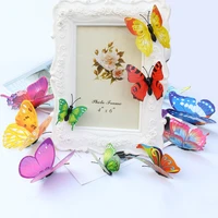 12pcs 3d decorative butterflies wall stickers birthday decorations butterfly crafts for party wedding diy cake art flower d%c3%a9cor