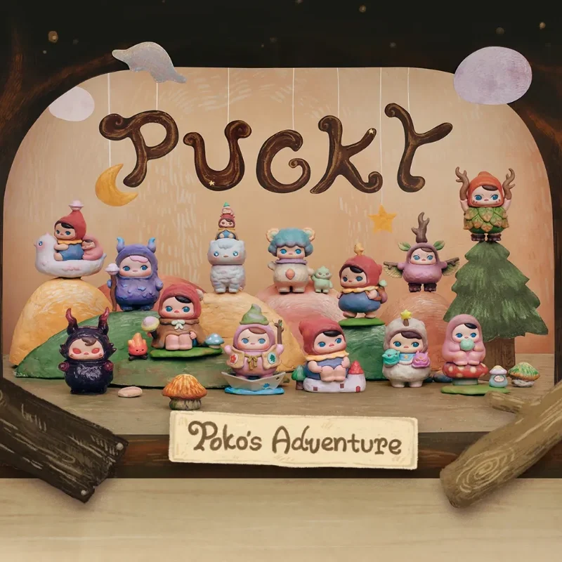 Новая серия Biqi Pucky Poko'S Adventure аниме-фигурки игрушки милые куклы Коллекционная