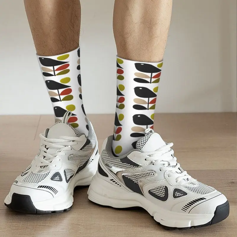 Носки с забавным принтом Orla Kiely и птицы для женщин мужчин эластичные летние