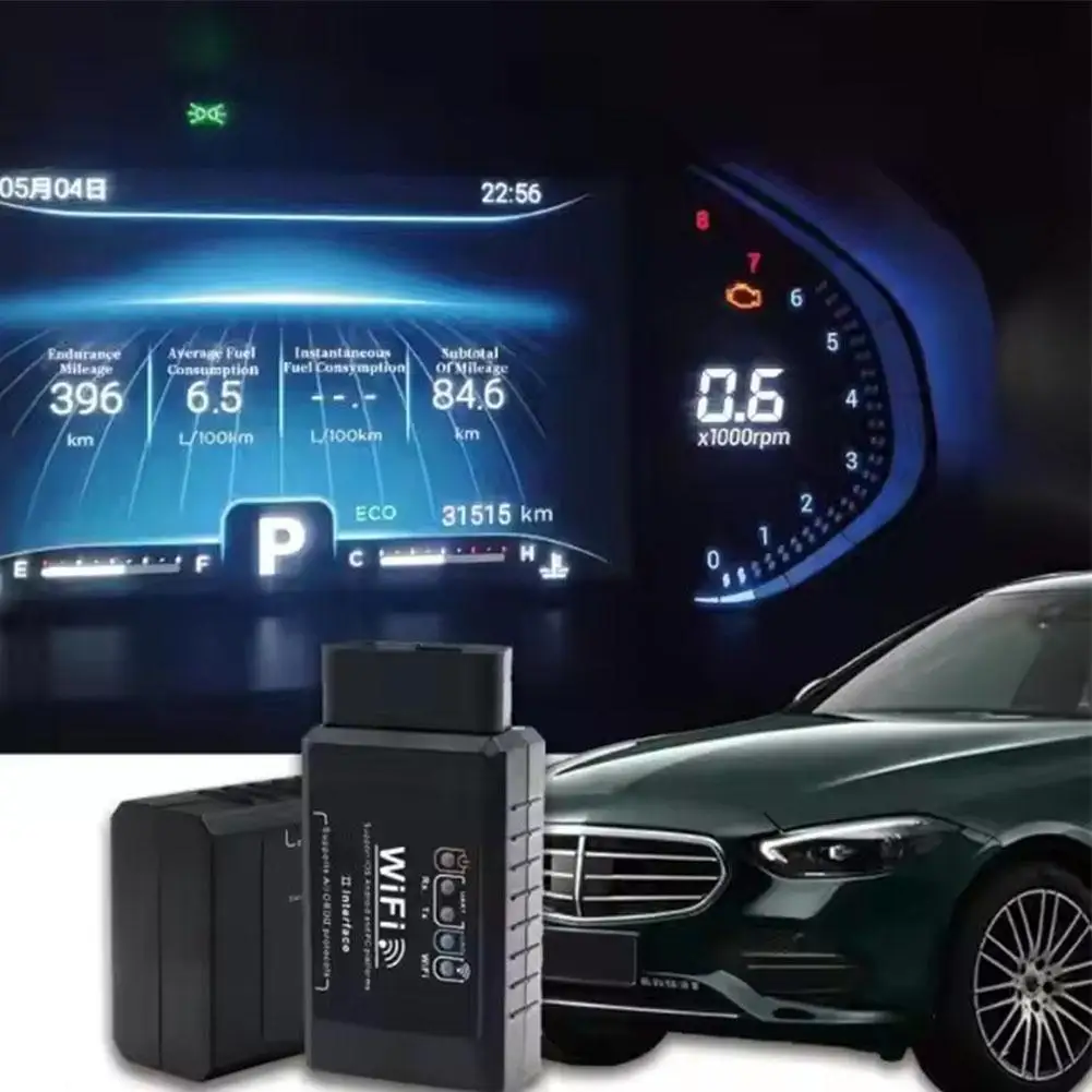 ELM327 для системы Apple и Android OBD2 WIFI V1.5 автомобильный диагностический инструмент