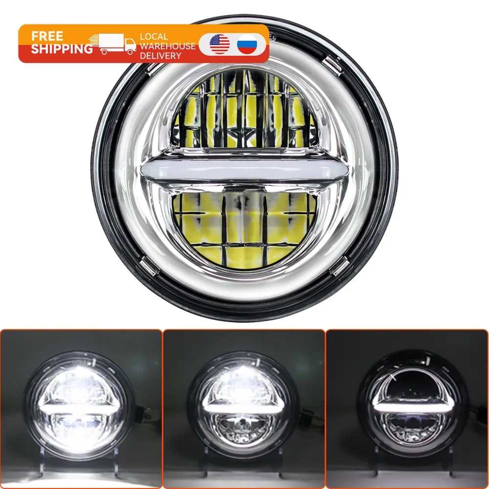 

Лампа-проектор для мотоцикла, диагональ 5,75 дюйма, диагональ 3/4 дюйма