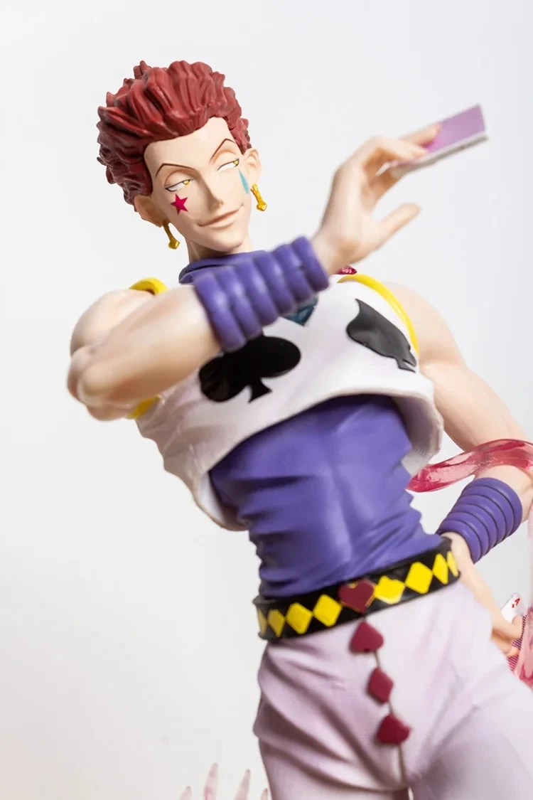 32 см аниме Hunter X фигурка GK Hisoka со сменной головой ПВХ коллекция статуя модель