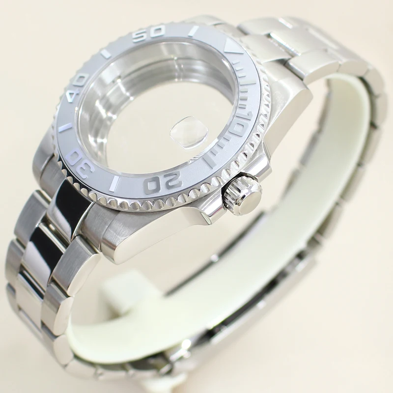 Корпус для часов дайвинга 40 мм браслет однонаправленный безель Seiko NH35 NH36 Miyota 8215 ETA