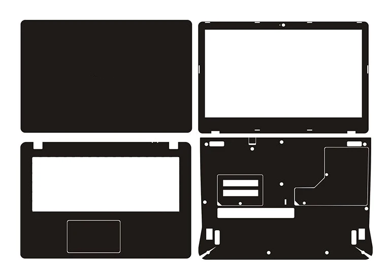 

Наклейка для ноутбука из углеродного волокна защитная пленка для Acer ES1-433 14"