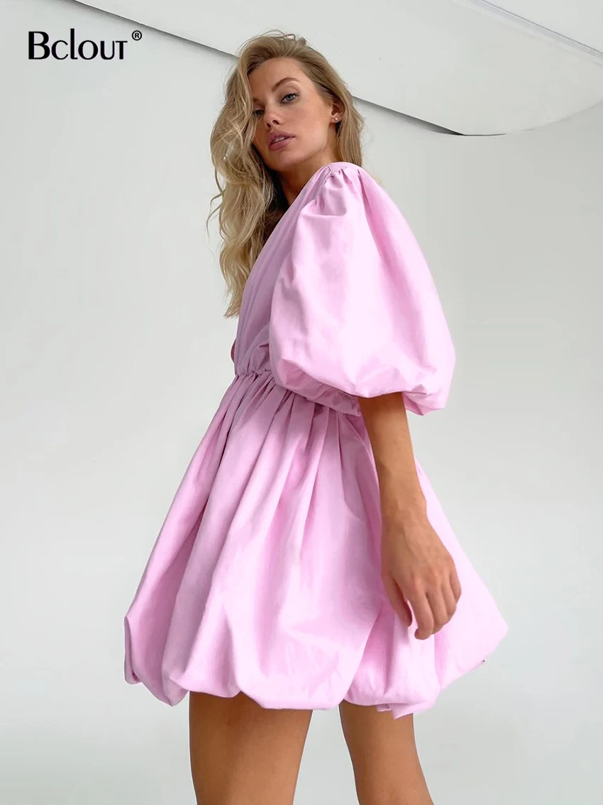 Элегантное Белое Облегающее Платье Bclout с V-образным вырезом для женщин лето 2022