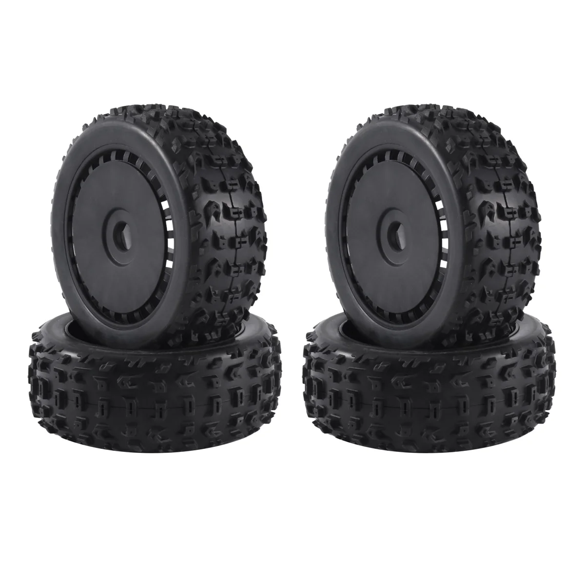 

4Pcs 116Mm 1/8 RC Off-Road Buggy Tire Wheel 17Mm Hex for ARRMA Traxxas Redcat Team Losi Kyosho VRX HPI WR8 HSP Hobao,2