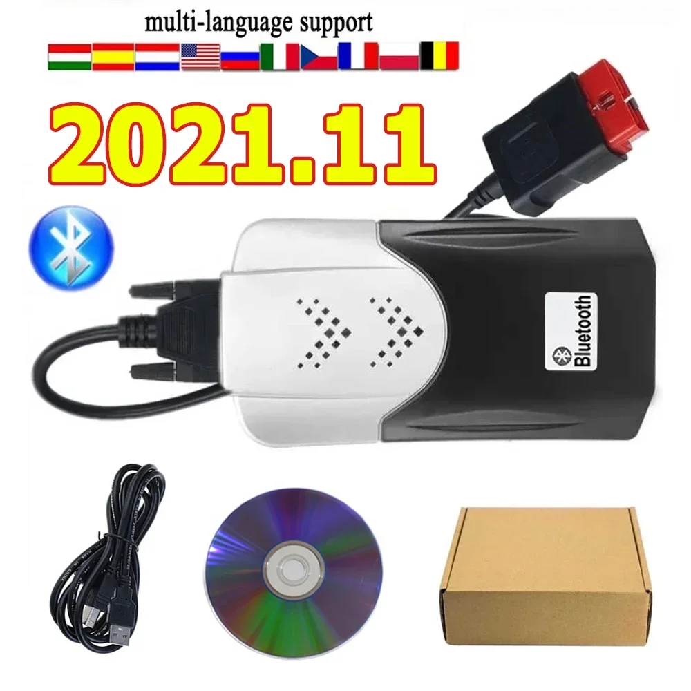 2024 Best VD DS150E CDP Bluetooth 2021.11 Keygen VdIJk Autocoms Pro TNESF DELPHIS ORPDC Автомобиль Грузовик Obd2 Сканер