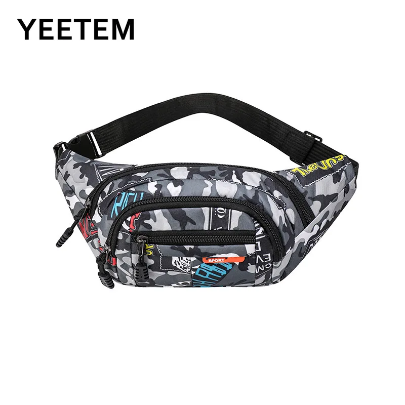 

Lovers Camouflage Waist Bag Outdoor Mountaineering Messenger Bag Leisure Versatile Color Trend Bag Fashion Shoulder Waist Packs