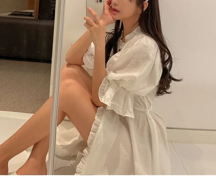 Женская одежда для сна женская пижама женский халат с пышными рукавами душа и спа