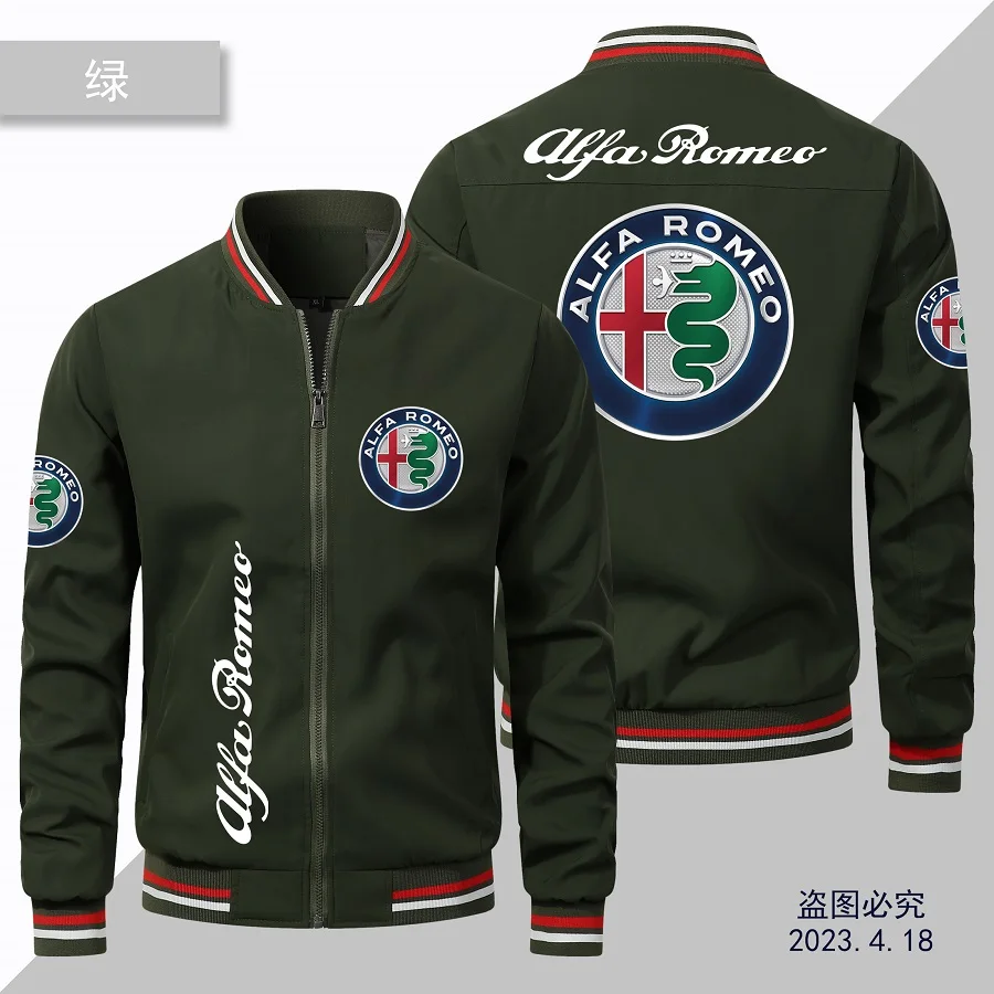 

Alpha Racing Logo Jacket Men's Outdoor Motorcycle Race Protective Jacket Racing Jacket European Size Fashion Sports Jacket Top