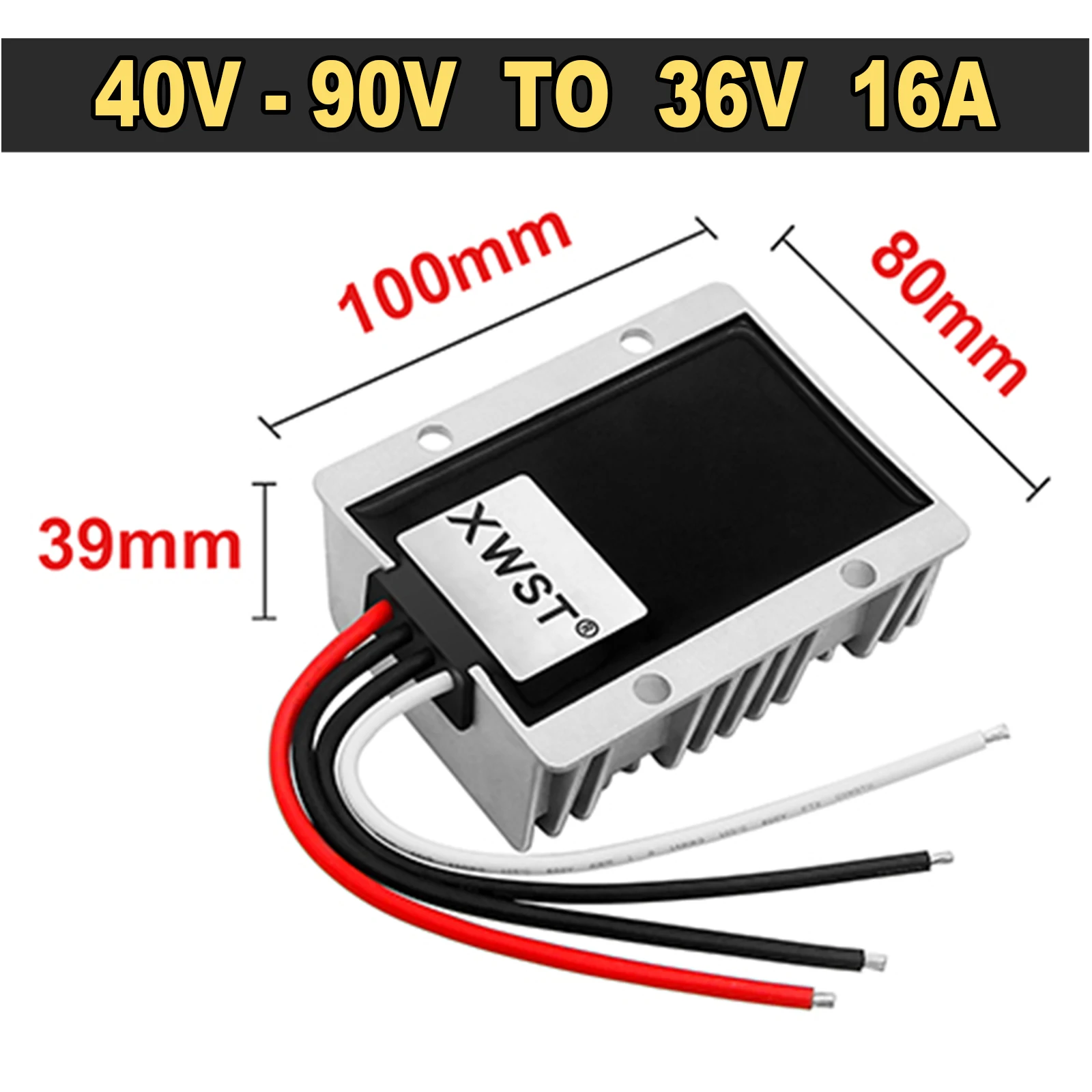 

2023 Новый Цветной корпус DC преобразователь постоянного тока 40-90 в 48 В/60 в/72 в 85 В до 36 В фотоэлектрический 1 ~ 20 А солнечный инвертор водонепроницаемый модуль