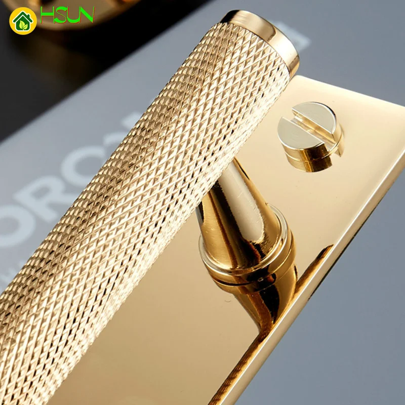 Золотые накатанные/текстурированные современные ручки для кухонных шкафов и