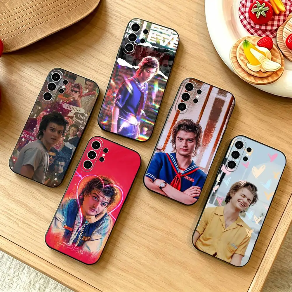 Фото Чехол для телефона Actor S-Steve Harrington для Samsung S25, S24, S21, S22, S23, S30, Ultra, S20, Plus, FE, Note, 10, 9, 5G, черный №1