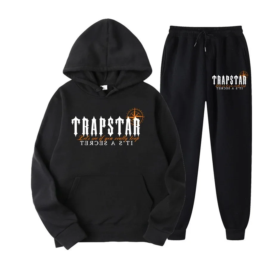 

Hot Sell Hoodies Trapstar London Street Trend Brand Tracksuit 2 Piece Set Sweatshirt+joggers Couple Casual Coats Sportswear