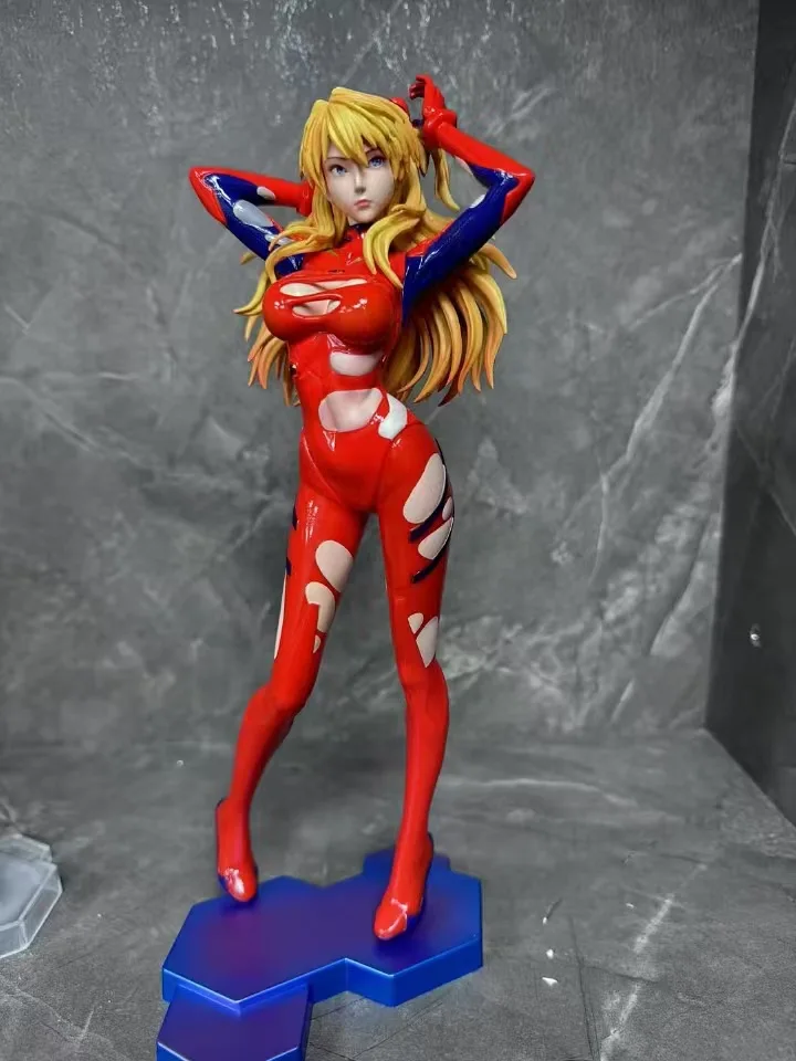 2 типа аниме EVA Asuka Langley Soryu стоячая поза фигурку ПВХ модель статуя кукла игрушка декор стола коллекция подарки (art.: 3920cd65ebb8f) - 3920cd65ebb8f