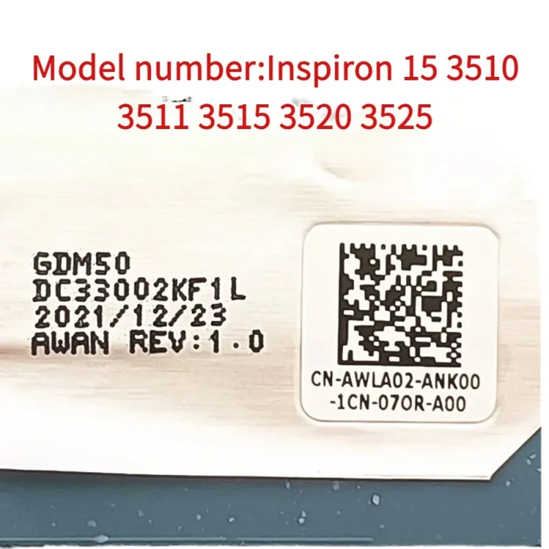 Новинка 07jjcr 7jjcr для ноутбука Dell Inspiron 15 3510 3511 3515 3520 3525 серия верхняя крышка