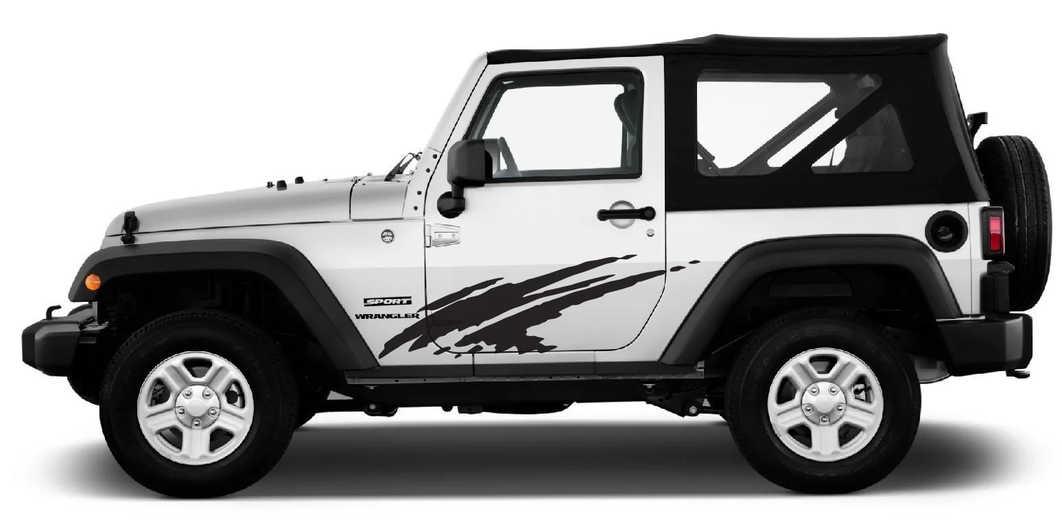 

2 шт., виниловые наклейки для Jeep Wrangler