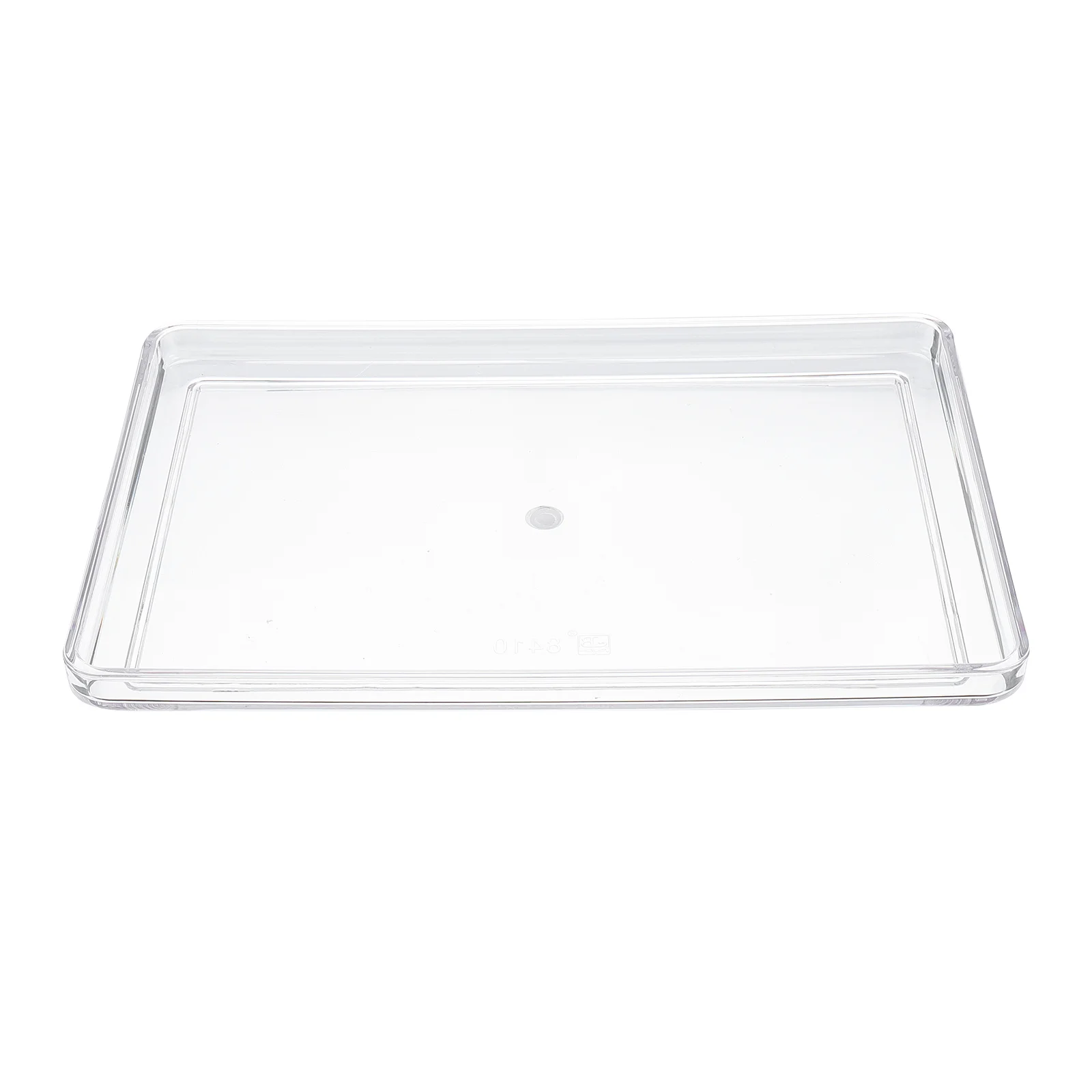 

Tray Jewelry Towel Acrylic Plate Serving Plastic Holder Dish Storage Bathroom Fruit Platter Vanity Organizer Coffee Transparent