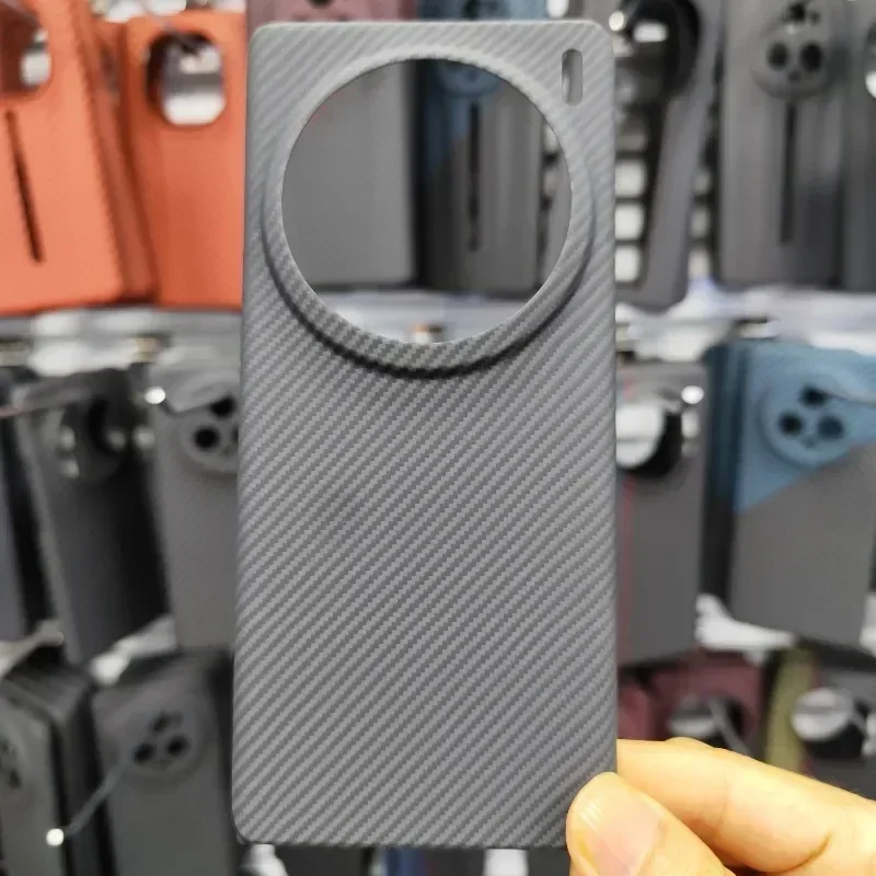 Чехол из углеродного волокна для VIVO X100 Ultra противоударный чехол арамидного
