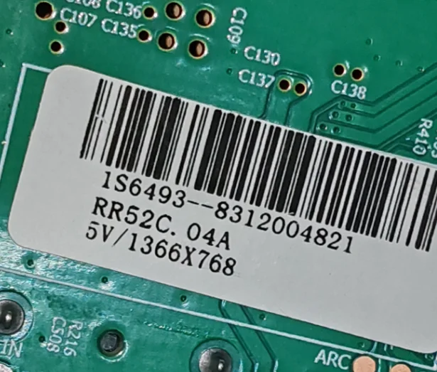 Фото Плата драйвера LCD RR52C.04A с поддержкой цифровых сигналов DVB-S2, DVB-C, DVB-T2/T, ATV, универсальная, с двумя USB-портами для воспроизведения медиа. №3